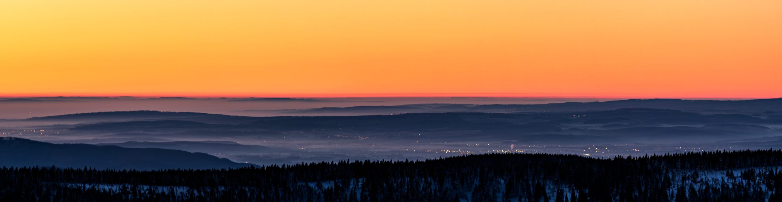 Chřiby i Małe Karpaty, poziom szczytu